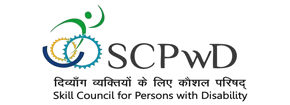 Logo of SCPwD (Skill Council for Persons with Disability).